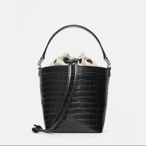 Zara Bags - Zara croc cube bag Zara Bags - Zara croc cube bag